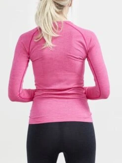 Craft Core Dry Active Comfort Lange Mouwen Roze Dames -Zwemartikelen Winkel craft baselayer dames core dry active comfort ls w 1911168 738000 03