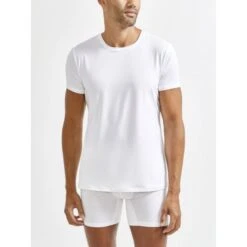 Craft Core Dry Ondershirt SS Wit Heren -Zwemartikelen Winkel craft core dry ondershirt wit heren 1910447 900000 002