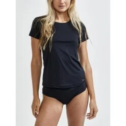Craft Core Dry Ondershirt SS Zwart Dames -Zwemartikelen Winkel craft core dry ondershirt zwart dames 1910445 999000 002