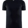 Craft Core Dry Active Comfort Korte Mouw Ondershirt Zwart Heren
