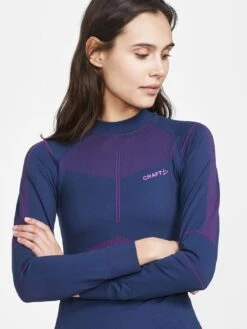 Craft Active Intensity CN Ondershirt Lange Mouw Blauw Dames -Zwemartikelen Winkel craft dames baselayer active intensity cn ls 1907937 698486 06
