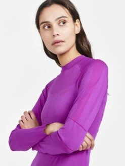 Craft Active Intensity CN Ondershirt Lange Mouw Roze Dames -Zwemartikelen Winkel craft dames baselayer active intensity cn ls 1907937 781486 06