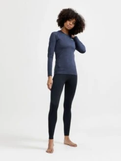 Craft Core Dry Active Comfort Lange Mouwen Blauw Dames -Zwemartikelen Winkel craft onderkleding dames core dry active comfort lange mouwen blaze blauw 1911168 396000 6