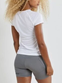 Craft Pro Dry Nanoweight Korte Mouw Ondershirt Wit Dames -Zwemartikelen Winkel craft onderkleding shirts korte mouw dames pro dry nanoweight short sleeve 1908854 900000 003