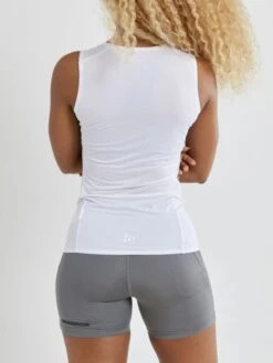 Craft Pro Dry Nanoweight Mouwloos Ondershirt Wit Dames -Zwemartikelen Winkel craft onderkleding shirts mouwloos dames pro dry nanoweight sleeveless 1908853 900000 007
