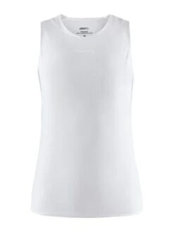 Craft Pro Dry Nanoweight Mouwloos Ondershirt Wit Dames