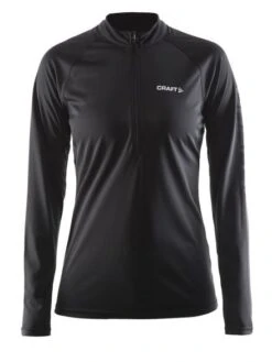 Craft Prime Lange Mouw Hardloopshirt Zwart/grijs Dames
