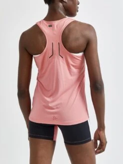 Craft PRO Hypervent Singlet Shirt Mouwloos Roze Dames -Zwemartikelen Winkel craft singlet mouwloos dames roze 02