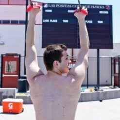 Finis Dryland Cord Weerstandsband Zwaar Rood -Zwemartikelen Winkel dryland cord red 2