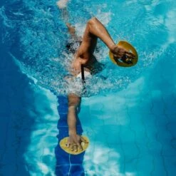 Finis Manta Handpeddels Geel -Zwemartikelen Winkel finis manta paddles 02