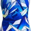 Funkita Blue Ascent Diamond Back Badpak Meisjes -Zwemartikelen Winkel fk blue asc 01