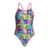 Funkita Rat Pack Diamond Back Badpak Meisjes -Zwemartikelen Winkel fs11g rat pack 001