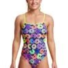Funkita Dunkin Donuts Single Strap Badpak Dames -Zwemartikelen Winkel fs15l dunking donuts 001