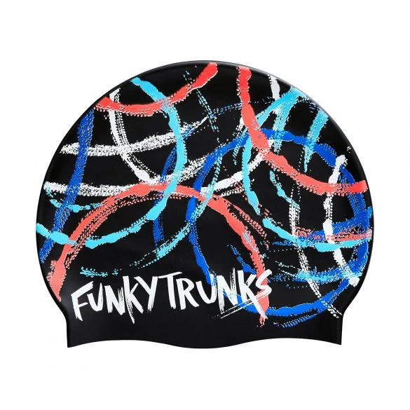 Funky Trunks Spin Doctor Siliconen Badmuts Zwart 3 Funky Trunks Spin Doctor Siliconen Badmuts Zwart