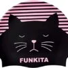 Funkita Crazy Cat Siliconen Badmuts Roze