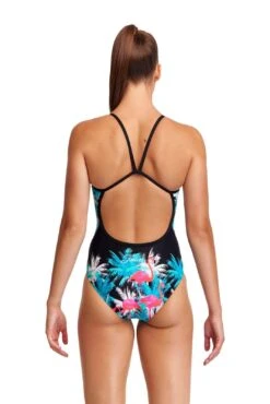 Funkita Flamingo Night Single Strap Badpak Dames 9 Funkita Flamingo Night Single Strap Badpak Dames -Zwemartikelen Winkel funkita flamingo night single strap dames 03