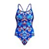 Funkita Mad Mirror Diamond Back Badpak Dames -Zwemartikelen Winkel funkita zwemkleding dames diamond back badpak fs11l mad mirror