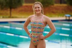 Funkita Lying Cheet Single Strap Badpak Dames -Zwemartikelen Winkel funkita zwemkleding dames single strap fks030l lying cheet 012
