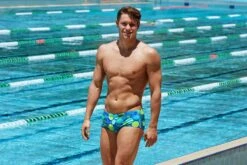 Funky Trunks Blue Bottle Classic Trunk Zwembroek Heren -Zwemartikelen Winkel funky trunks zwemkleding heren classic trunk ft30m blue bottle 011