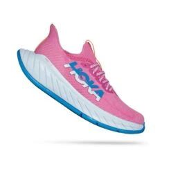 Hoka One One Hoka Carbon X 3 Hardloopschoenen Roze/wit Dames