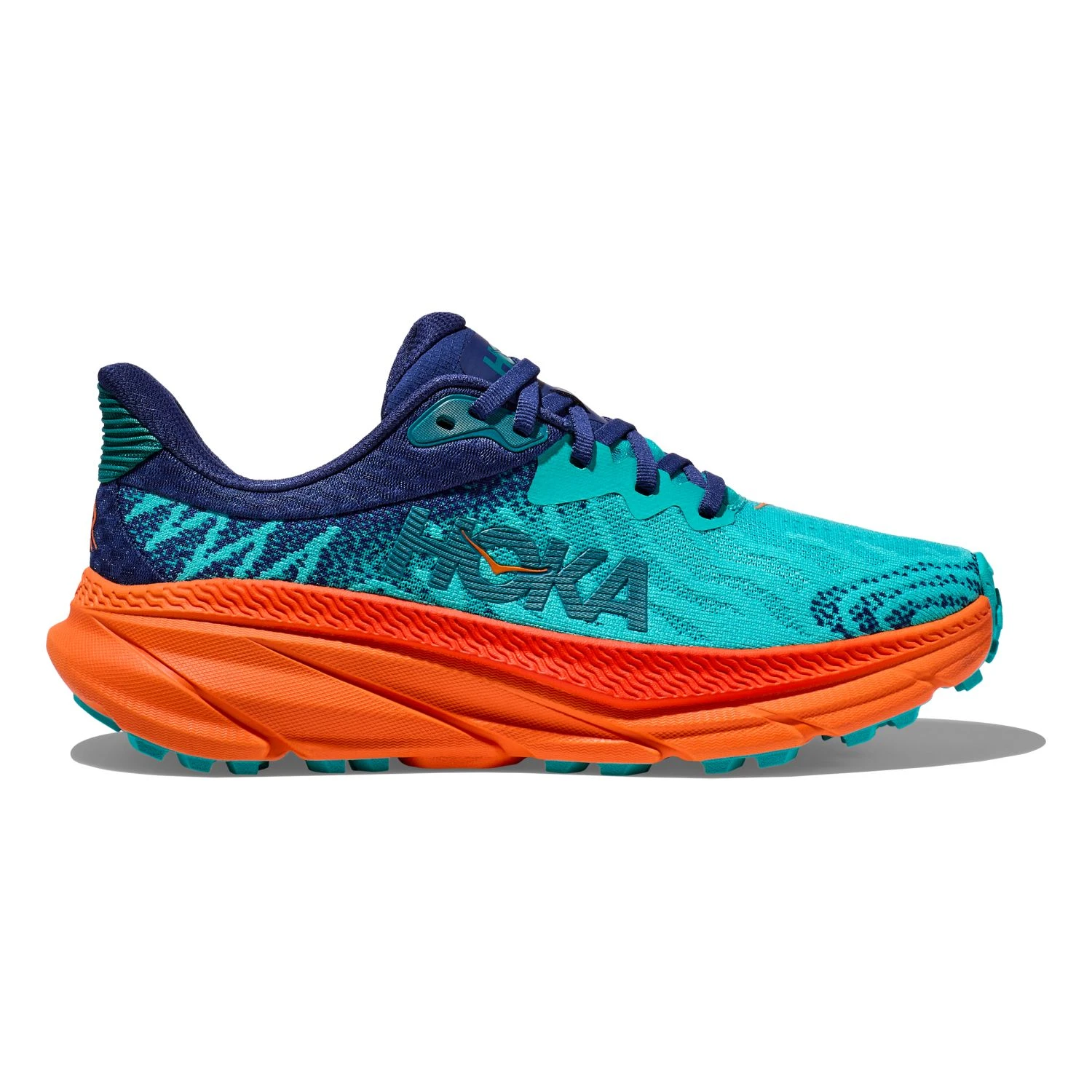 Hoka One One Hoka Challenger ATR 7 Hardloopschoenen Blauw/oranje Dames 3 Hoka One One Hoka Challenger ATR 7 Hardloopschoenen Blauw/oranje Dames