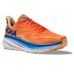Hoka One One Hoka Clifton 9 Hardloopschoenen Oranje/blauw Heren -Zwemartikelen Winkel hoka hardloopschoenen 1127895 voim 006
