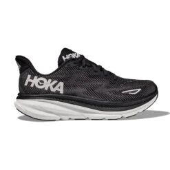 Hoka One One Hoka Clifton 9 Hardloopschoenen Zwart/wit Heren