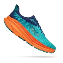 Hoka One One Hoka Challenger ATR 7 Hardloopschoenen Blauw/oranje Heren -Zwemartikelen Winkel hoka heren challenger atr 7 1134497 cvor 02