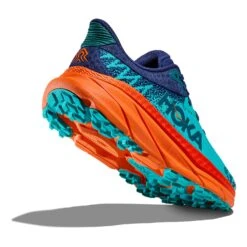 Hoka One One Hoka Challenger ATR 7 Hardloopschoenen Blauw/oranje Heren -Zwemartikelen Winkel hoka heren challenger atr 7 1134497 cvor 04