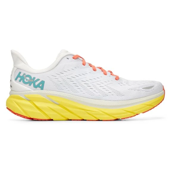 Hoka One One Hoka Clifton 8 Hardloopschoenen Wit/geel Heren 3 Hoka One One Hoka Clifton 8 Hardloopschoenen Wit/geel Heren