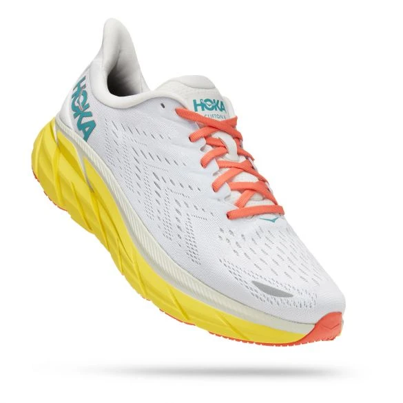 Hoka One One Hoka Clifton 8 Hardloopschoenen Wit/geel Heren 4 Hoka One One Hoka Clifton 8 Hardloopschoenen Wit/geel Heren - Afbeelding 2