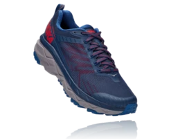 Hoka One One Challenger ATR 5 Hardloopschoenen Blauw/rood -Zwemartikelen Winkel hoka one challanger heren hardloopschoen blauw rood