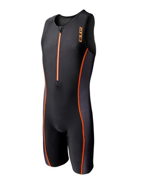 Zone3 Adventure Mouwloos Kinder Trisuit Zwart/oranje 3 Zone3 Adventure Mouwloos Kinder Trisuit Zwart/oranje