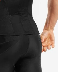 2XU Perform Mouwloos Tri Top Zwart Heren -Zwemartikelen Winkel mt5530a blk blk 004