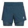 Odlo Run Easy 5-Inch 2-in-1 Hardloopshorts Blauw Dames -Zwemartikelen Winkel odlo 322591 20592