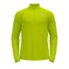 Odlo Essential Ceramiwarm (zip) Hardloopshirt Lange Mouw Geel Heren -Zwemartikelen Winkel odlo essential ceramiwarm hardloopshirt zwart heren 313642 50071 01