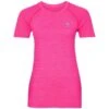 Odlo Essential Seamless Hardloopshirt Korte Mouw Roze Dames -Zwemartikelen Winkel odlo seamless hardloophirt roze dames 313491 30719 01