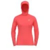 Odlo Zeroweight Ceramiwarm Hardloopshirt Lange Mouw Roze Dames -Zwemartikelen Winkel odlo zeroweight hardloopshirt roze dames 313221 30716 01