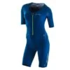 Orca 226 Kompress Aero Race Trisuit Blauw Dames -Zwemartikelen Winkel orca trisuits dames 226 womens kompress aero race suit blauw kp5146