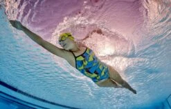 Zone3 Prism 2.0 Strap Back Badpak Blauw/geel Dames -Zwemartikelen Winkel prism 2 14