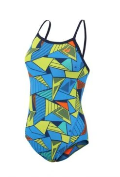 Zone3 Prism 2.0 Strap Back Badpak Blauw/geel Dames