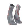 Compressport Pro Racing V4.0 Trail Hardloopsokken Grijs -Zwemartikelen Winkel pro racing socks v4 trail alloy orangeade