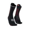 Compressport Pro Racing V4.0 High Cut Hardloopsokken Zwart -Zwemartikelen Winkel pro racing socks v4 ultralight bike black red