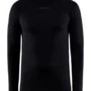 Craft Pro Wool Extreme X Lange Mouw Ondershirt Zwart Heren -Zwemartikelen Winkel pro wool extreme x ls m closeup1 preview
