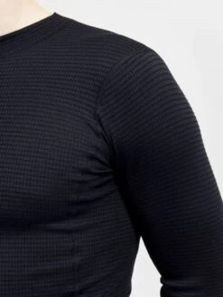 Craft Pro Wool Extreme X Lange Mouw Ondershirt Zwart Heren 12 Craft Pro Wool Extreme X Lange Mouw Ondershirt Zwart Heren -Zwemartikelen Winkel pro wool extreme x ls m closeup3 preview