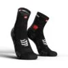 Compressport Pro Racing V3.0 Hoge Hardloopsokken Zwart -Zwemartikelen Winkel proracing socks v30 v3 run high white
