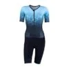 Sailfish Aerosuit Perform Trisuit Korte Mouw Blauw Dames
