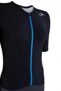Sailfish Aerosuit Pro Trisuit Korte Mouw Zwart Dames -Zwemartikelen Winkel sailfish trisuits dames aerosuit pro black 03
