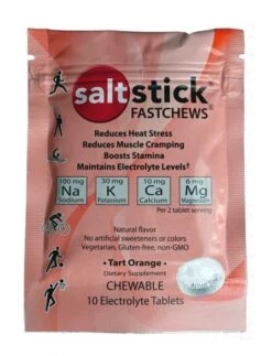 Saltstick Fastchews Treetje Sinaasappel 12 X 10 Stuks -Zwemartikelen Winkel saltstick fastchews 10 orange