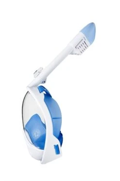 Sea Turtle Flex Deluxe Full Face Snorkelmasker Wit/blauw -Zwemartikelen Winkel sea turtle flex deluxe wht blue 3